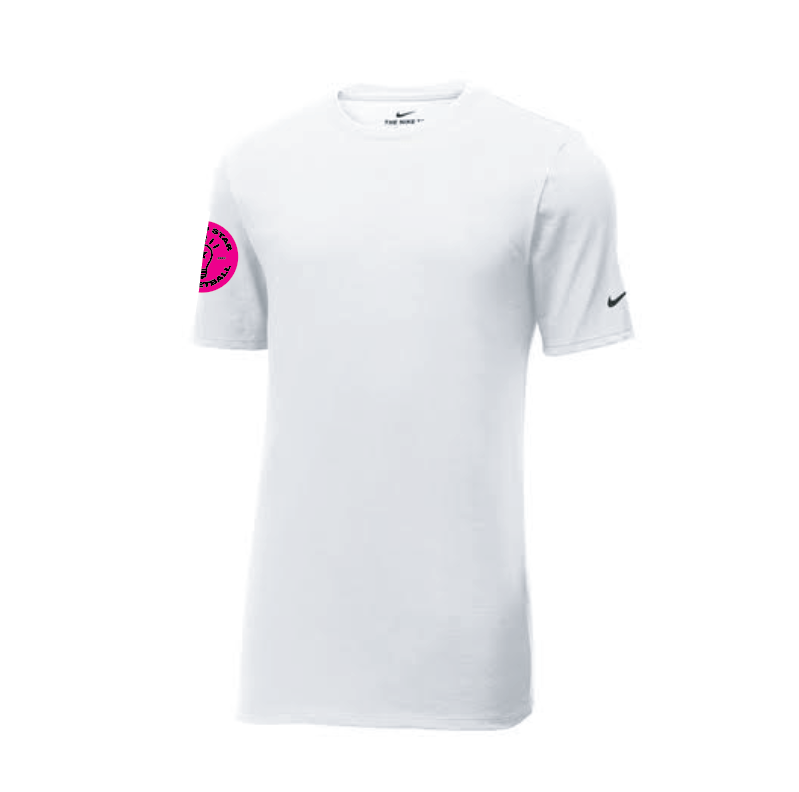Pink black and sales white nike shirt