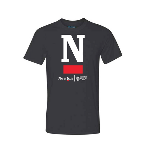 Official 2023 Nasti Nati "N" Logo T-Shirt Black