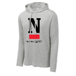 Official 2023 Nasti Nati "N" Logo Thin Hoodie Grey