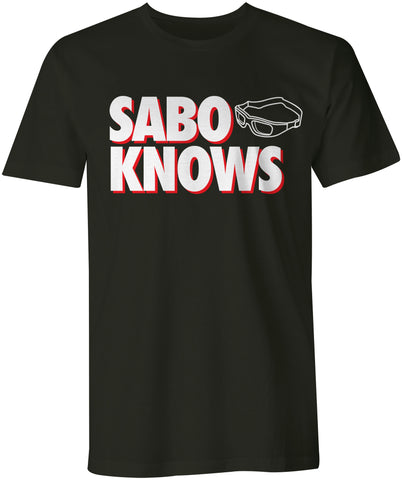 Sabo Knows Black Tee