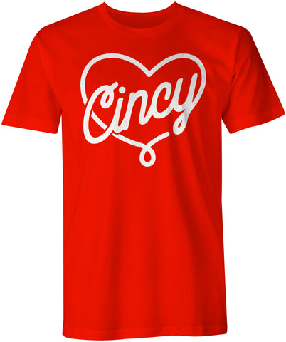 Heart of Cincy Red T-Shirt