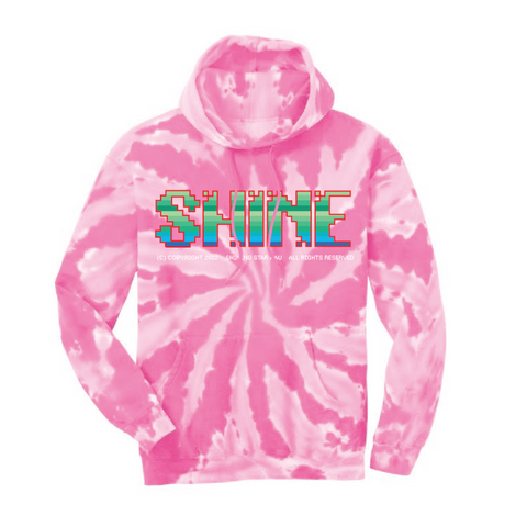 Shine Digital Era Pink Tie Dye Hoodie