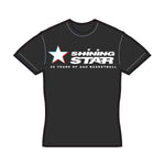 Black Short Sleeve with 20th Anniversary 3D Shining Star logo
